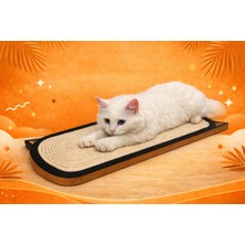 Özbience Kaydırmaz Tabanlı Yatay Kedi Tırmalama Tahtası, Duvara Asılabilir