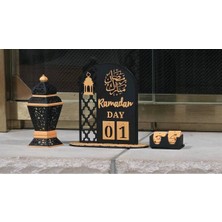 Allians 3D Ramadan Gün Sayacı, Masaüstü Takvim, Dekoratif Ramazan Aksesuarı