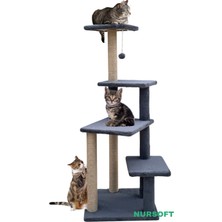 Özbience Büyük Boy Uzun Tırmalama Tahtası Kedi Tırmalama Eğlence ve Güvence