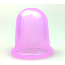 Özbience Vücut Için Vakumlu Silikon Masaj Kupası Büyük Boy Beyaz