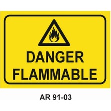 Outdoor One İŞ GÜVENLİĞİ UYARI LEVHASI 1 ADET PVC 21 X 29CM