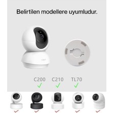 Arbix Tp-Link Tapo C200 C210 C211 TL70 Kamera Uyumlu Tavan Montaj Aparatı Tp-Link Kamera Braketi