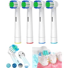 WİderMarkt Uyumlu Elektrikli Diş Fırçası Yedek Başlığı 4’lü Paket – Hassas Temizlik Başlığı