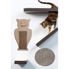 Özbience Duvara Monte Edilen Yapışkanlı Kedi Tırmalama Tahtası 45X25 cm