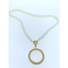 Elisi Takı Story Tam Altın Takmak Için Altın Kaplama Çerçeveli Kolye El Örgüsüinci 55 cm