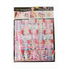 Marsilyan Desenli Takma Tırnak 12 Adet