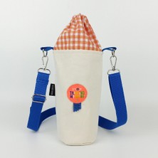 Woodycord El Yapımı Büzgülü Gabardin Matara ve Termos Kılıfı