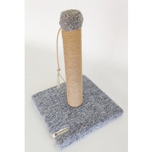 Özbience Kedi Tırmalama Tahtası 42 cm Gri, Eğlenceli ve Dayanıklı Evcil Hayvan Aksesuarı