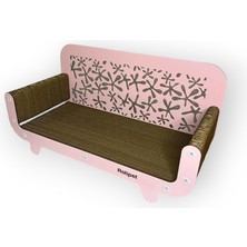 Özbience Şeker Pembe Karbon Kedi Tırmalama Koltuk 59X30X25CM