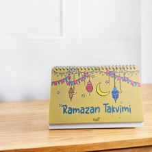 Allians Renkli ve Eğlenceli Çocuklar Için Ramazan Masa Takvimi