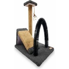 Özbience Kedi Tırmalama Tahtası ve Oyun Parkuru, Rampalı ve Kaşınma Aparatlı