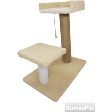 Özbience T4 Bej Yataklı Tırmalama Tahtası, Rahat ve Şık Tasarım