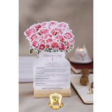 Allians Ramazan Ayı Pembe Güllü 30 Günlük Masa Takvimi, Özel Tasarım, Şık ve Kullanışlı