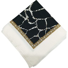 Bensu Marka Mermer Desenli Eşarp