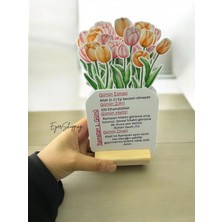 Allians Pembe Sarı Lale Temalı 30 Günlük Ramazan Takvimi, Şık ve Renkli Tasarım