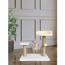 Özbience Doğal Ahşap Kedi Tırmalama ve Dinlenme Alanı, Eğlence ve Konfor Sunar