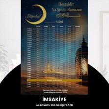 Allians Kişiye Özel Ramazan Imsakiyesi, A4, 300 Gr, Çöl Temalı, 1 Adet