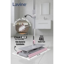 Allians Lavine Click Mop 5 Adet Bezli Asansörlü Mekanizma 32CM Uyumlu