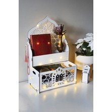 Allians Ravza Dekoratif Ramazan Gün Sayacı, Dua, Namaz, LED Işıklı Süsleme Seccadelik