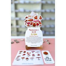 Allians Ramazan Takvimi ve Hadis-I Şerifli 15 Yapraklı Arkalı Tasarım