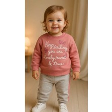 Brava Baby Kız Bebe Takım Pamuklu Gülkurusu