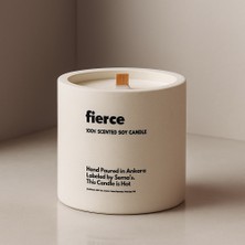 Basement : Fierce : Modern Beyaz Beton Mum (Limon, Portakal, Yasemin, Musk, Sandal Ağacı)