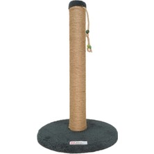 Özbience Yuvarlak Tabanlı Kedi Tırmalama Tahtası 52CM Antrasit