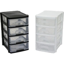 Go İthalat Tonton - Mini Çekmece 4 Katlı 10.3X13.9X16.6CM (5468)