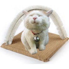 Özbience Fırçalı Kedi Masaj ve Kaşınma Sürtünme Tahtası