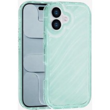 Vissona iPhone 17 Uyumlu Telefon Kılıfı Kamera Çıkıntılı Kabartmalı Parlak Desenli Darbe Emici Silikon Kılıf