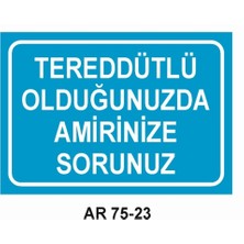 Outdoor One İŞ GÜVENLİĞİ UYARI LEVHASI 1 ADET PVC 21 X 29CM