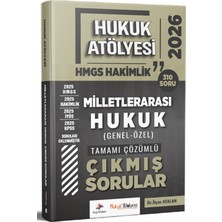 Dizgi Kitap 2026 Hukuk Atölyesi Hakimlik Hmgs Hukuk Mesleklerine Giriş Sınavı Milletlerarası Hukuk Tamamı Çözümlü Çıkmış Sorular