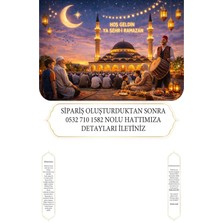 Allians 5 Adet Ramazan Imsakiyesi 2026 A4 200 gr Kalın Kart Kişiye/firmaya Özel Baskılı