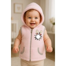 Aykon Kız Çocuk Cepli Yelek Somon Rengi