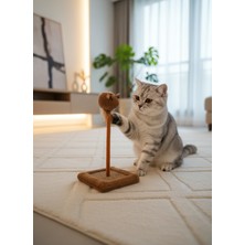 Özbience Sesli ve Oyuncaklı Kedi Tırmalama Tahtası, Eğlenceli ve Dayanıklı Tasarım