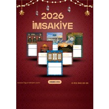 Allians Size Özel Ramazan Imsakiyeleri, 1000 Adet, Güncel ve Şık Tasarım