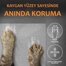 Özbience Şeffaf Kedi Tırmalama Koruyucu 69X100 Cm, Koltuk ve Mobilya Güvenliği