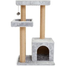Özbience Kulebeli Çift Teraslı Kedi Tırmalama Merkezi, Eğlence ve Egzersiz Için Ideal