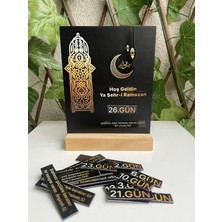 Allians Ramazan Temalı 29 Parça Mıknatıslı Pano ve Tahta Stand Seti