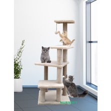Özbience Çok Katlı Uzun Boy Büyük Boy Kedi Tırmalama Tahtası, Konfor ve Eğlence