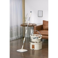 Allians Çiftli Mikrofiber Mop Seti, Kirli Su Ayırma Sistemli, Pratik ve Temiz Kullanım