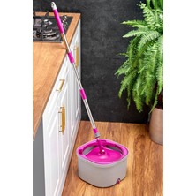 Allians Pratik Temizleme Mop Seti, Beyaz Kare Paspa, Suyu Ayırma Özelliği