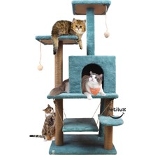 Özbience Renkli ve Konforlu Kedi Evi ile Oyun ve Dinlenme Keyfi