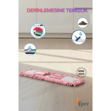Allians Iki Adet 40 cm Mikrofiber Şönil Püsküllü Yedek Mop Başlığı Seti