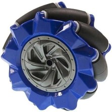 Voltaj 80MM Mavi Omni Mecanum Tekerlek - Sağ
