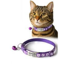 Özbience Kedi Tasması Metal Isimlikli, Güvenle Takılabilen ve Şık Tasarım