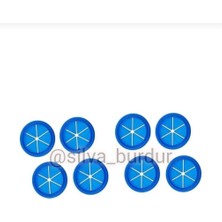 Allians Mikrofiber Mop Yedek Halkası Seti, 8 Adet, Temizlik Için Uyumlu