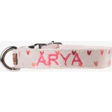 Özbience Renkli Desenli Kedi Boyun Tasması Kişiye Özel Isimli