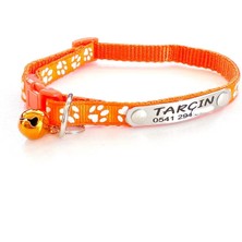 Özbience Renkli ve Dayanıklı Kedi Tasması, Sabit Künyeli, Şık ve Konforlu Tasarım