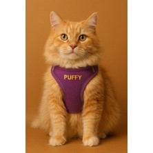 Özbience Kişiye Özel Airmesh Kedi Göğüs Tasması, Esnek ve Konforlu Tasarım